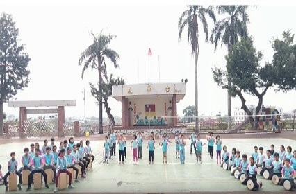 Coretronic 2018 "Exchange Love and Warm on X'mas"-Djembe and Cajon Show by Miaoli County Feng-Tien Elementary School